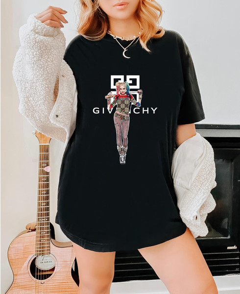 Givenchy Harleyquinn Fan Gift T-Shirt_04gblack_04gblack.jpg