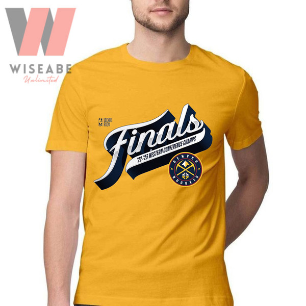 Cheap NBA Playoffs 2023 Denver Nuggets Western Conference Champions T Shirt, Nuggets Finals Shirt.jpg