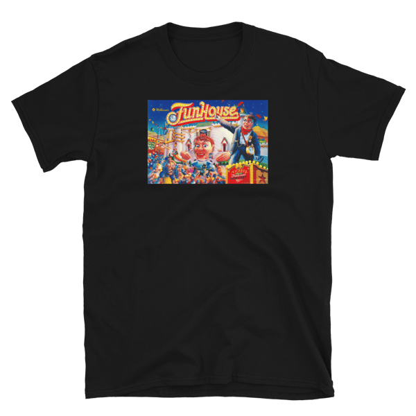 Williams Pinball, Funhouse Pinball, Fun Printed T-shirt8753.jpg