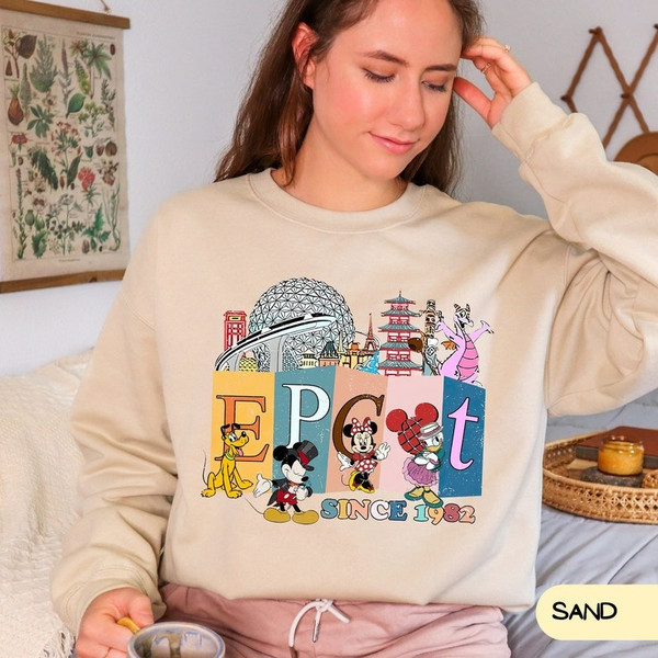 Epcot Since 1982 Sweatshirt, Epcot Sweatshirt, Epcot World Showcase, Epcot Ball Shirt, World Traveler Shirt.jpg
