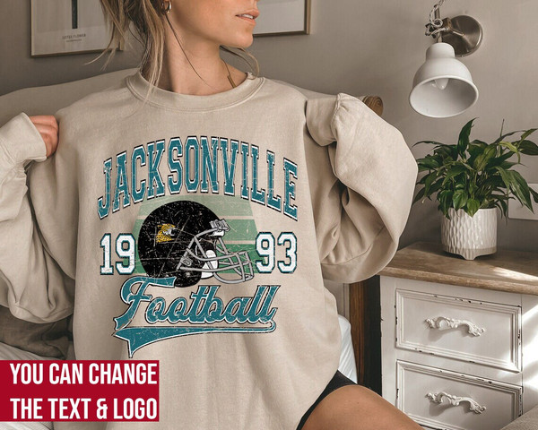 Jacksonville Football Sweatshirt , Jacksonville Football shirt , Vintage Style Jacksonville Football Sweatshirt , Jacksonville Fan Gift.jpg