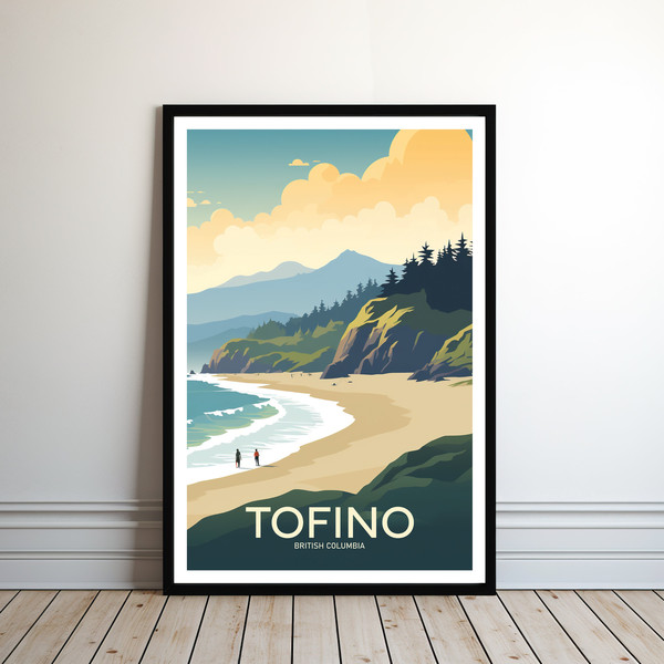 TOFINO Poster, Canada, Travel Art, Poster Print, Digital Art, Art, Instant Download, Gift, Print, Home Decor, Gift For Her, Gift For Him.jpg