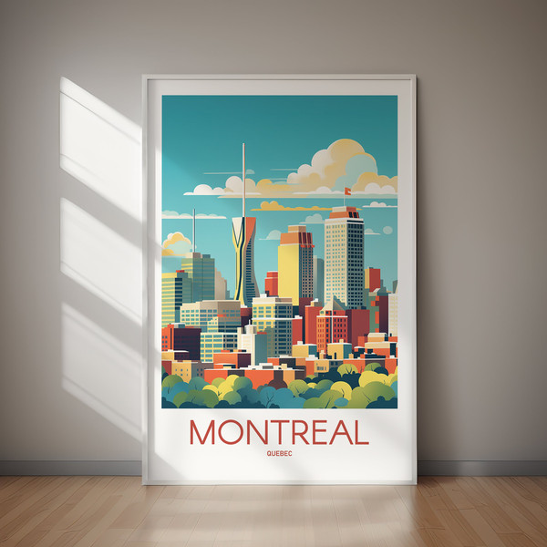 MONTREAL Poster, Canada, Travel Art, Poster Print, Digital Art, Instant Download, Gift, Printable, Home Decor, Gift For Her, Gift For Him.jpg