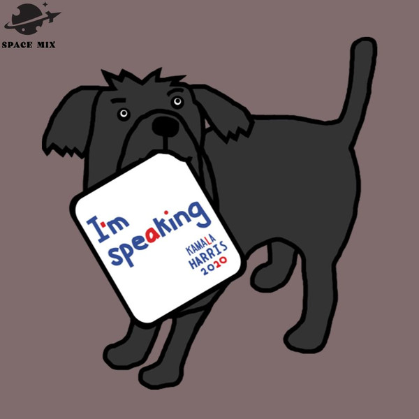 SM2212239693-Small Dog with Kamala Harris V Debate Quote PNG Design.jpg