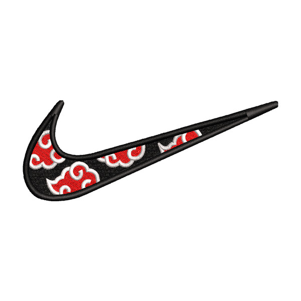 Akatsuki Nike embroidery design, Naruto embroidery, Nike design, anime design, anime shirt, Digital download.jpg
