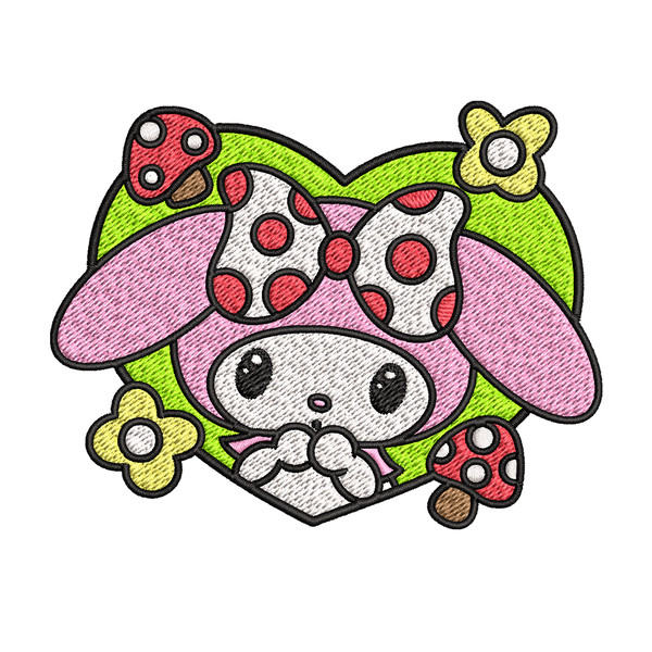 Bunny cute cartoon Embroidery design, Bunny cute Embroidery, cartoon design, Embroidery File, Instant download..jpg