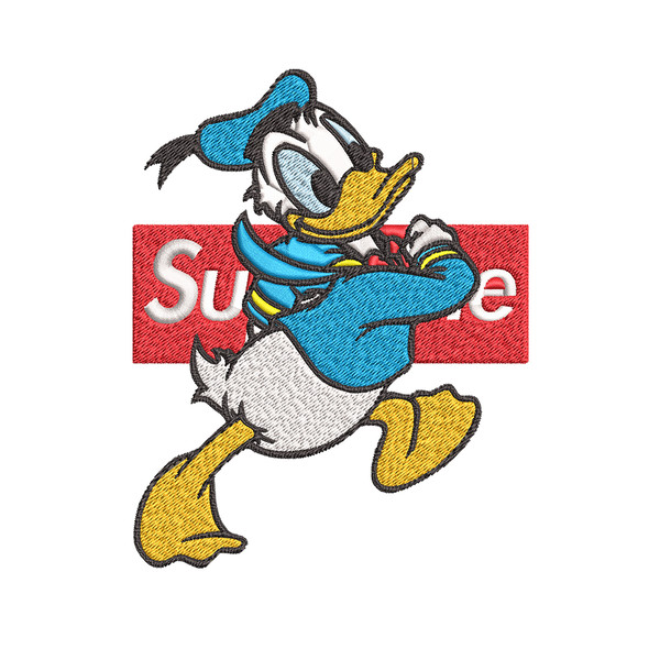 Daisy Duck Supreme Embroidery design, Disney Embroidery, cartoon design, Embroidery File, Disney shirt, Instant download.jpg