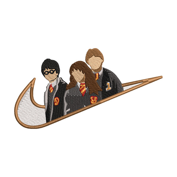 Hary potter friends Nike embroidery design, Hary potter embroidery, Nike design, movie design, Digital download.jpg