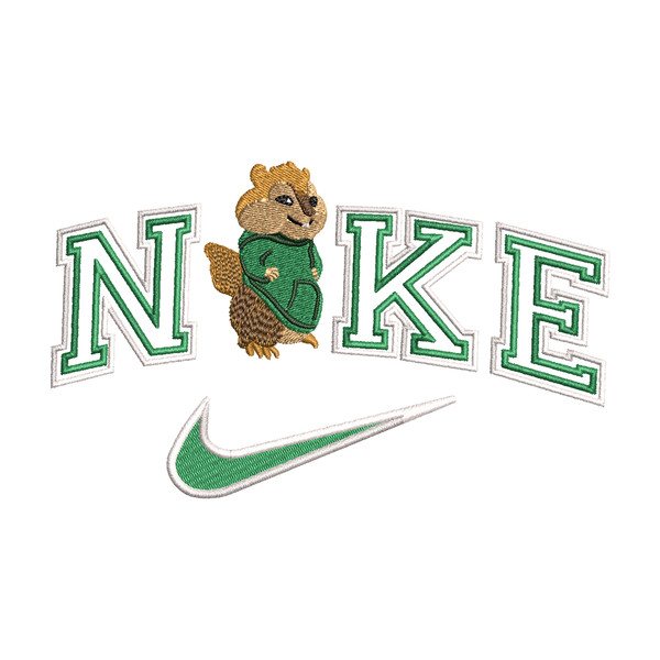 Beaver Nike embroidery design, Beaver embroidery, Nike design, animal shirt, Embroidery shirt, Instant download.jpg