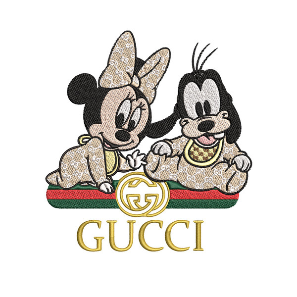 Minnie goofy baby Embroidery Design, Gucci Embroidery, Embroidery File, Logo shirt, Sport Embroidery, Digital download..jpg