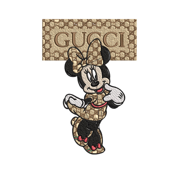 Minnie gucci Embroidery Design, Disney Embroidery, Embroidery File, Brand Embroidery, Logo shirt, Digital download.jpg