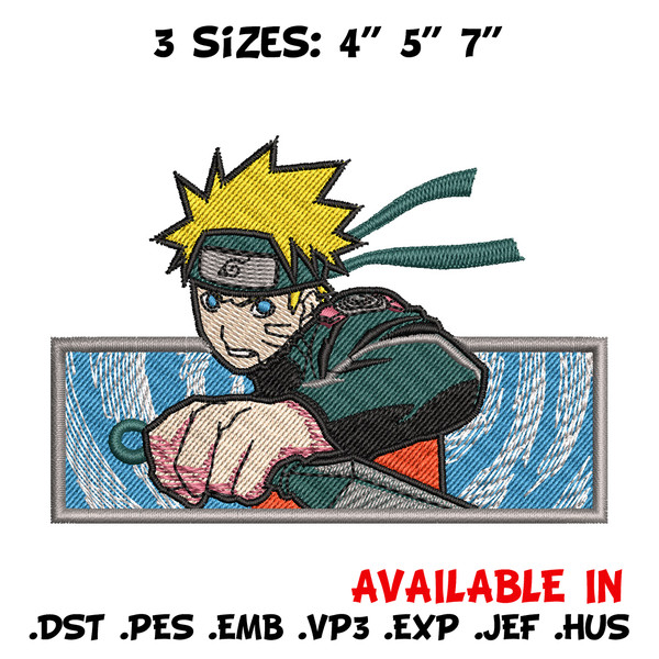 Naruto kunai embroidery design, Naruto embroidery, Anime design, Embroidery shirt, Embroidery file, Digital download.jpg