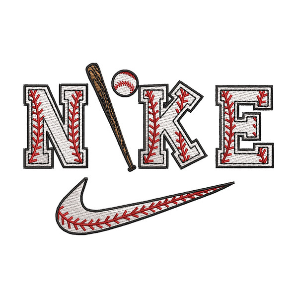 Baseball x nike embroidery design, Baseball embroidery, Nike design, Embroidery shirt, Embroidery file, Digital download.jpg