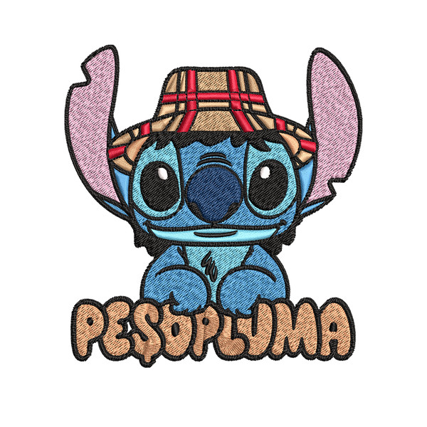 Peso Pluma Stitch Embroidery design, Peso Pluma Stitch Embroidery, cartoon design, Embroidery File, Digital download..jpg