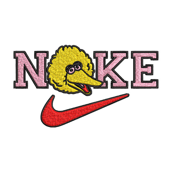 Nike yellow cartoon Embroidery Design, Nike Embroidery, Brand Embroidery, Embroidery File, Logo shirt, Digital download.jpg