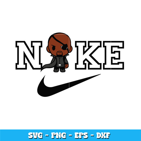 Nike Nick Fury svg