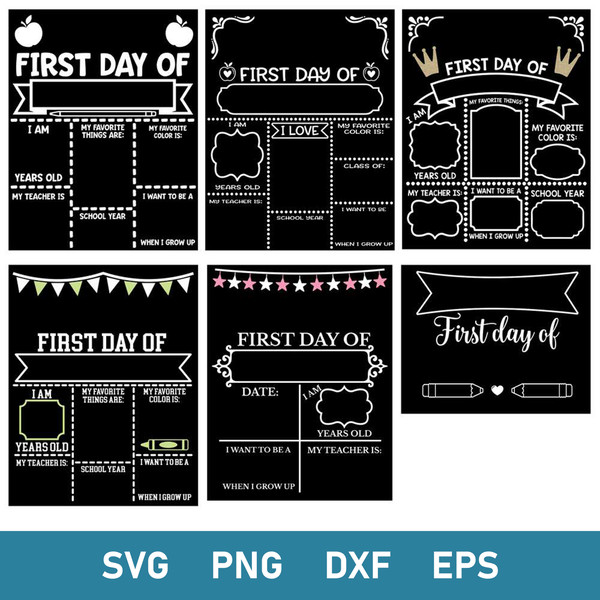 First Day And Last Day Bundle Svg, First Last Day Svg, First Day And Last Day Of School Svg, Png Dxf Eps File.jpg