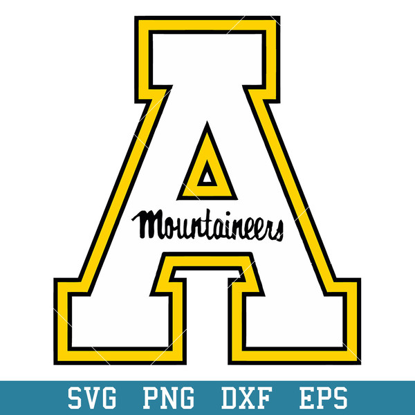 Appalachian State Mountaineers Logo Svg, Appalachian State Mountaineers Svg, NCAA Svg, Png Dxf Eps Digital File.jpeg