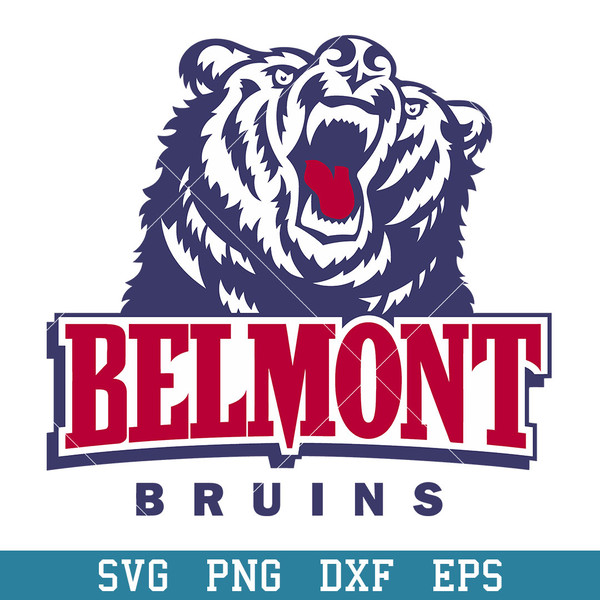 Belmont Bruins Logo Svg, Belmont Bruins Svg, NCAA Svg, Png Dxf Eps Digital File.jpeg
