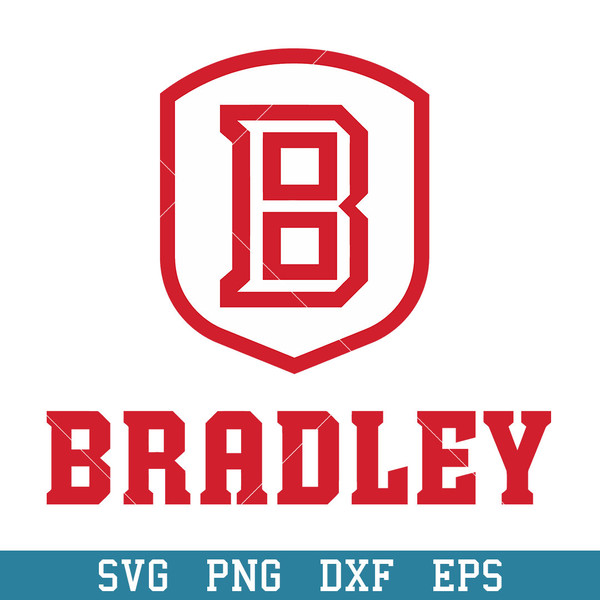 Bradley Braves Logo Svg, Bradley Braves Svg, NCAA Svg, Png Dxf Eps Digital File.jpeg