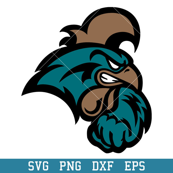 Coastal Carolina Chanticleers Logo Svg, Coastal Carolina Chanticleers Svg, NCAA Svg, Png Dxf Eps Digital File.jpeg