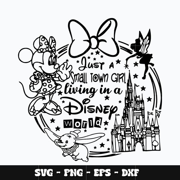 Minnie disney world Svg