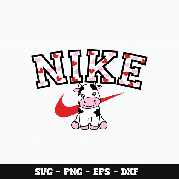 Dairy Cow Nike Svg