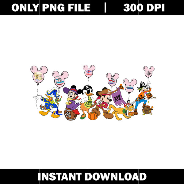 pirate mickey and friends png