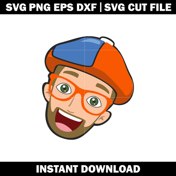 Blippi cartoon svg