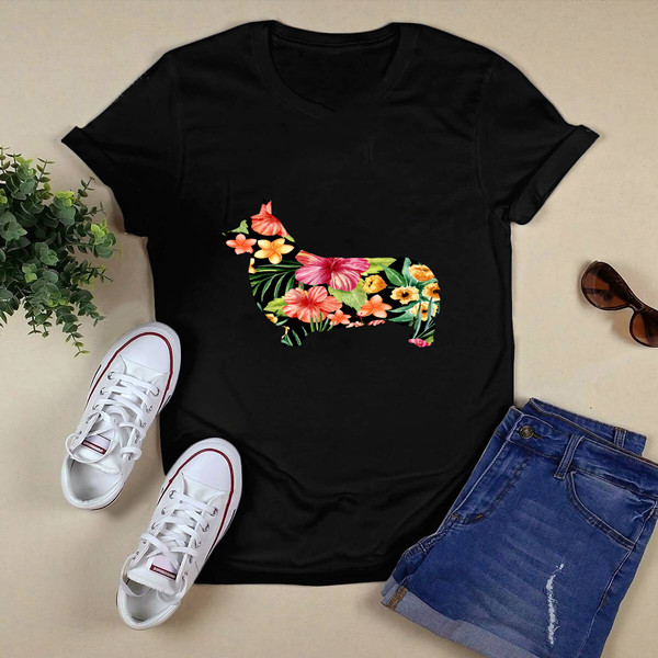 Dog And Hibiscus Shirt.png