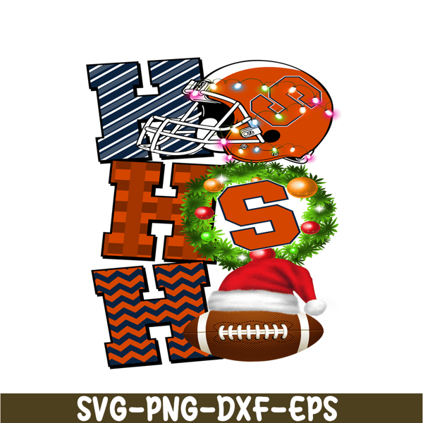 NFL23112379-Syracuse Orange PNG Merry Christmas Football PNG NFL PNG.png