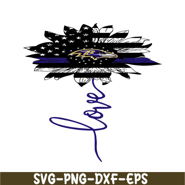 NFL128112308-Ravens Love Flower SVG PNG DXF EPS, USA Football SVG, NFL Lovers SVG.png