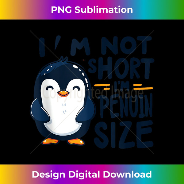 RG-20231226-4751_I'm Not Short I'm Penguin Size Cute Penguin Lover Gifts Tank Top 1204.jpg