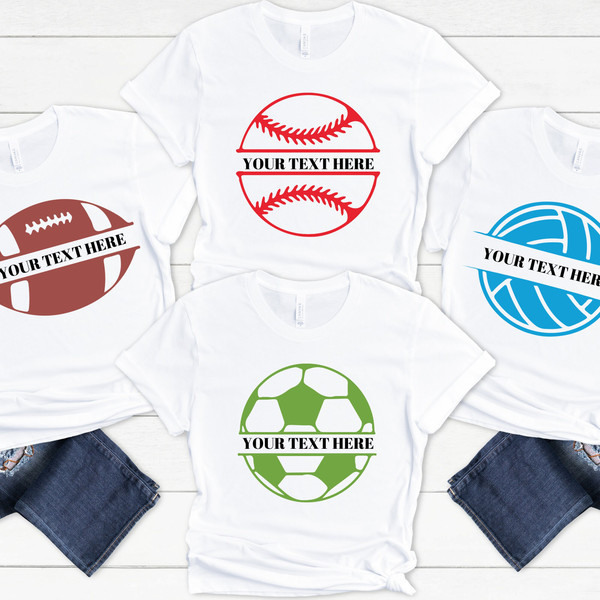 Personalized Soccer Ball Shirt, Soccer Team Shirt, Custom Sports Shirt, Baseball Shirt, Customized Basketball Shirt, Your Name Basketball.jpg