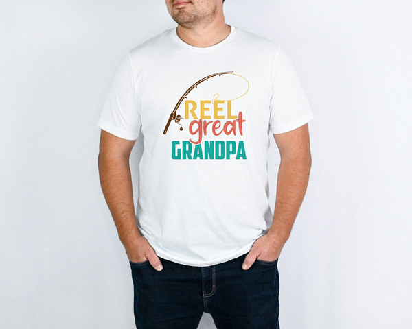 Reel Great Grandpa Shirt, Grandpa Fishing Shirt, Fathers Day Gift, Fisherman Grandpa Shirt, Great Grandpa Shirt, Funny Grandpa Shirt.jpg