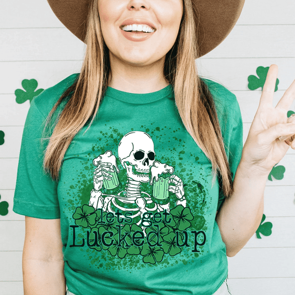 Let's Get Lucked Up Skull Tee.png