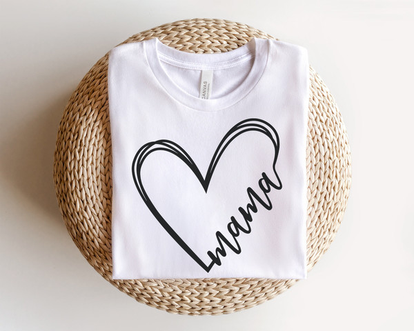 mama heart shirt, mothers day gift idea, mothers day shirt, gift for mom, love mom heart tee, hand drawn heart mom positivity affirmations.jpg