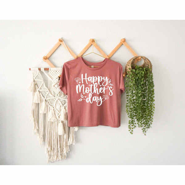 Happy Mothers Day Crop Top, Bonus Mom Gift, Proud Mother Shir, Mom And Daughter Gift, Promoted Mom Crop Top, Family Crop Top, Boy Mom Crop.jpg