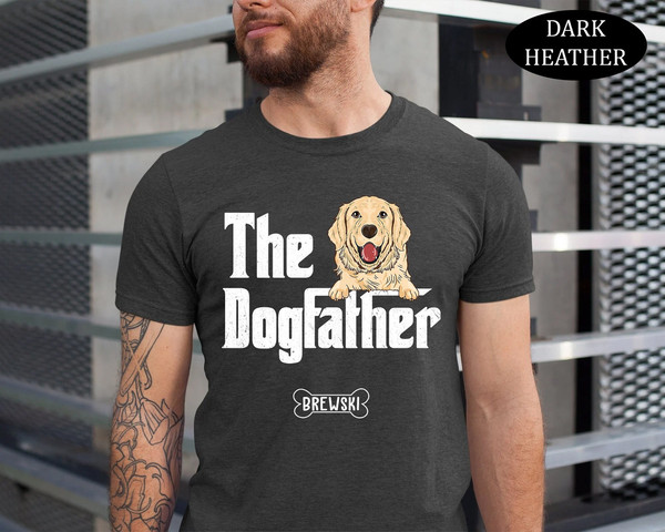 Personalized The DogFather Shirt, Shirt For Dog Lover, Custom Fathers Day Gifts For Dog Dad, Dog Owner Gift, Dog Dad Shirt, Dad Sweatshirt.jpg