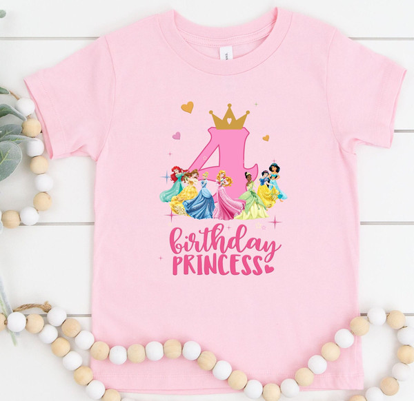 Disney princess birthday shirt, disney birthday shirt, girl birthday shirt, birthday shirt, disney shirt, 1st birthday, 4 th birthday shirt.jpg