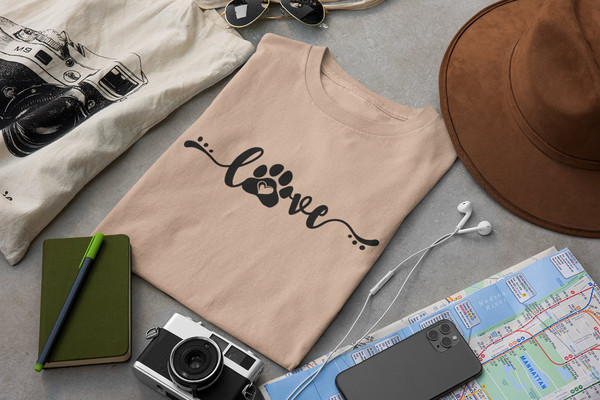 love PAW shirt, woman dog lover shirt, dog love shirt, dog lover, animal lover t-shirt, love paw, dog paw gift ,love dog tshirt.jpg