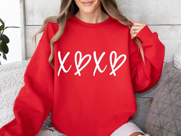 Hugs and Kisses SVG PNG PDF, Xoxo Svg, Heart Svg, Valentine Svg, Love Svg, Valentine Shirt Svg, Hello Valentine Shirt, Valentine's Day Svg.jpg