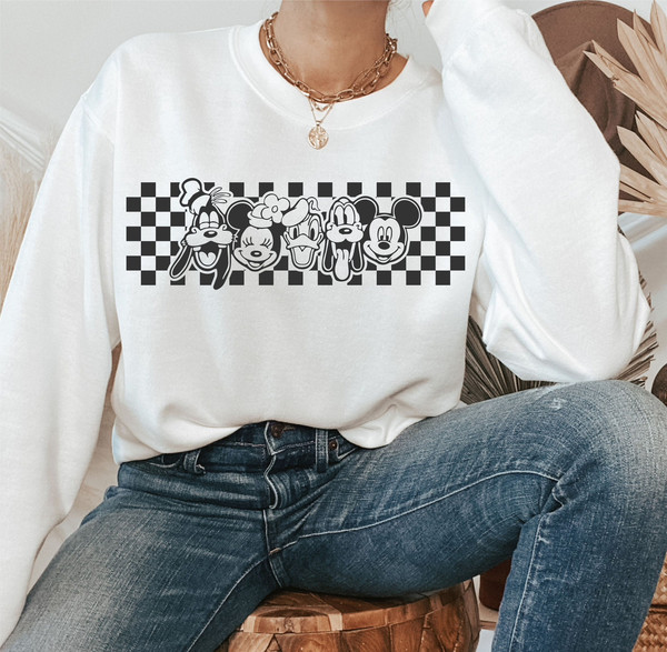 Checkered Mickeyy And Friends SVG - PNG - PDF.jpg