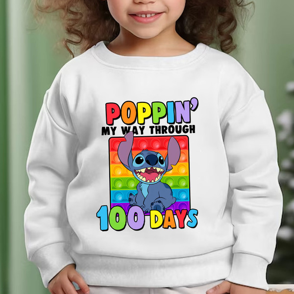 Poppin' My Way Through 100 Days Png, 100 Days Of School Png, Back To School Png, Magical Kingdom Png, 100th Day of School, 100 Days Pop Png.jpg