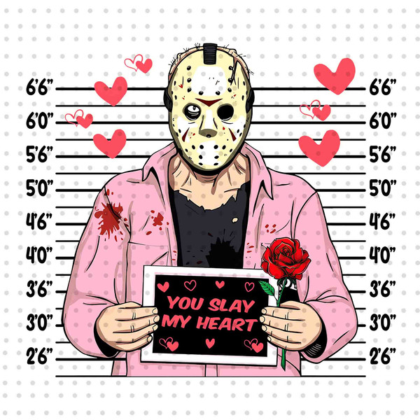 Character Nightmare Horror Valentines PNG, Pink Killer Valentines Movie Png, Valentines Day Png, Horror Killer Story Png, Instant Download.jpg