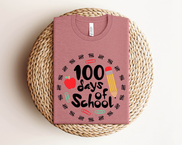 100 Days of School Shirt, 100 Day Shirt, 100th Day Of School Celebration, Student Shirt,Back to School Shirt, Gift For Teacher 1.jpg