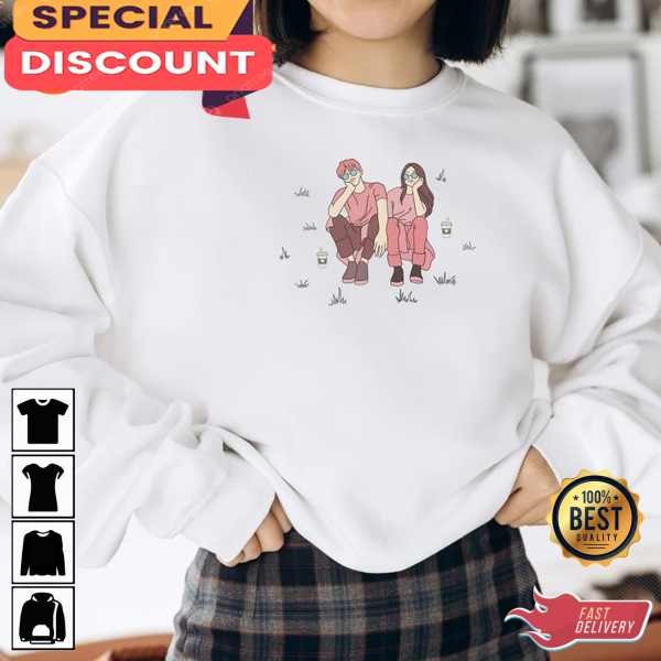 Aesthetic Oversize K-Drama Korean Couple Jumper Gift For Her Sweatshirt.jpg