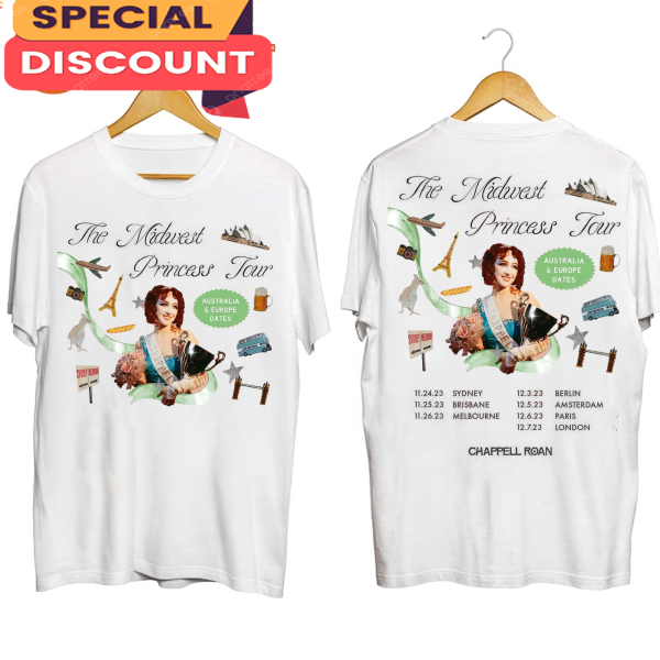 Chappell Roan 2023 The Midwest Princess Tour T-shirt.jpg