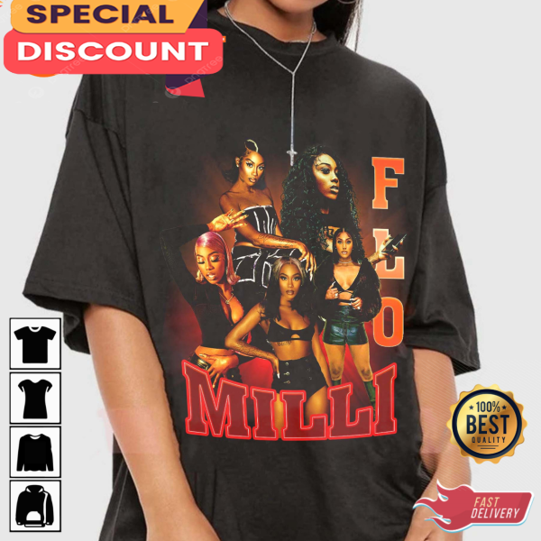 Flo Milli Songs Rapper Hip Hop 90s T-shirt.jpg