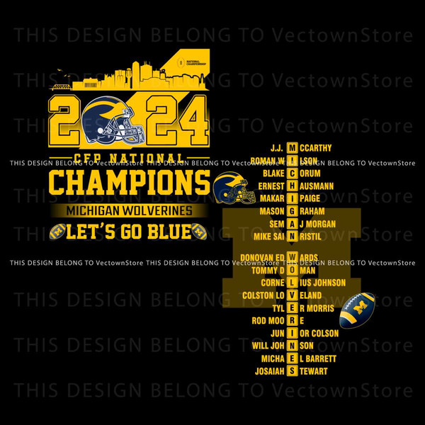 CFP National Champions Michigan Wolverines PNG.jpg